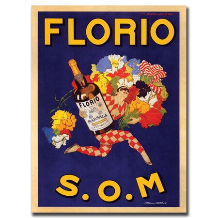 Trademark Fine Art 'Florio S.O.M' Canvas Art, 35x47 V7023-C3547GG
